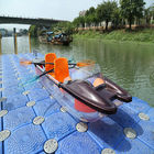 Driftsun που περιοδεύει τα σαφή πλαστικά διπλά καθίσματα καγιάκ για την αλιεία ποταμών 2 ατόμων