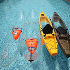 Σαφής βάρκα κωπηλασίας γείσων πλαστική, αντίκτυπος - ανθεκτικό ελαφρύ να περιοδεύσει καγιάκ